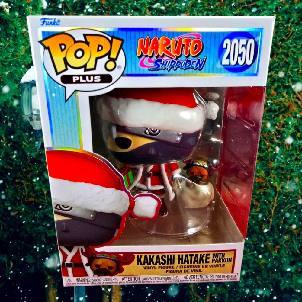 Kakashi Hatake with Pakkun funko # 2050 (nib) With Pop Protector